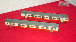 Liliput : St`wagen und Personenwagen1. Klasse Swiss Express